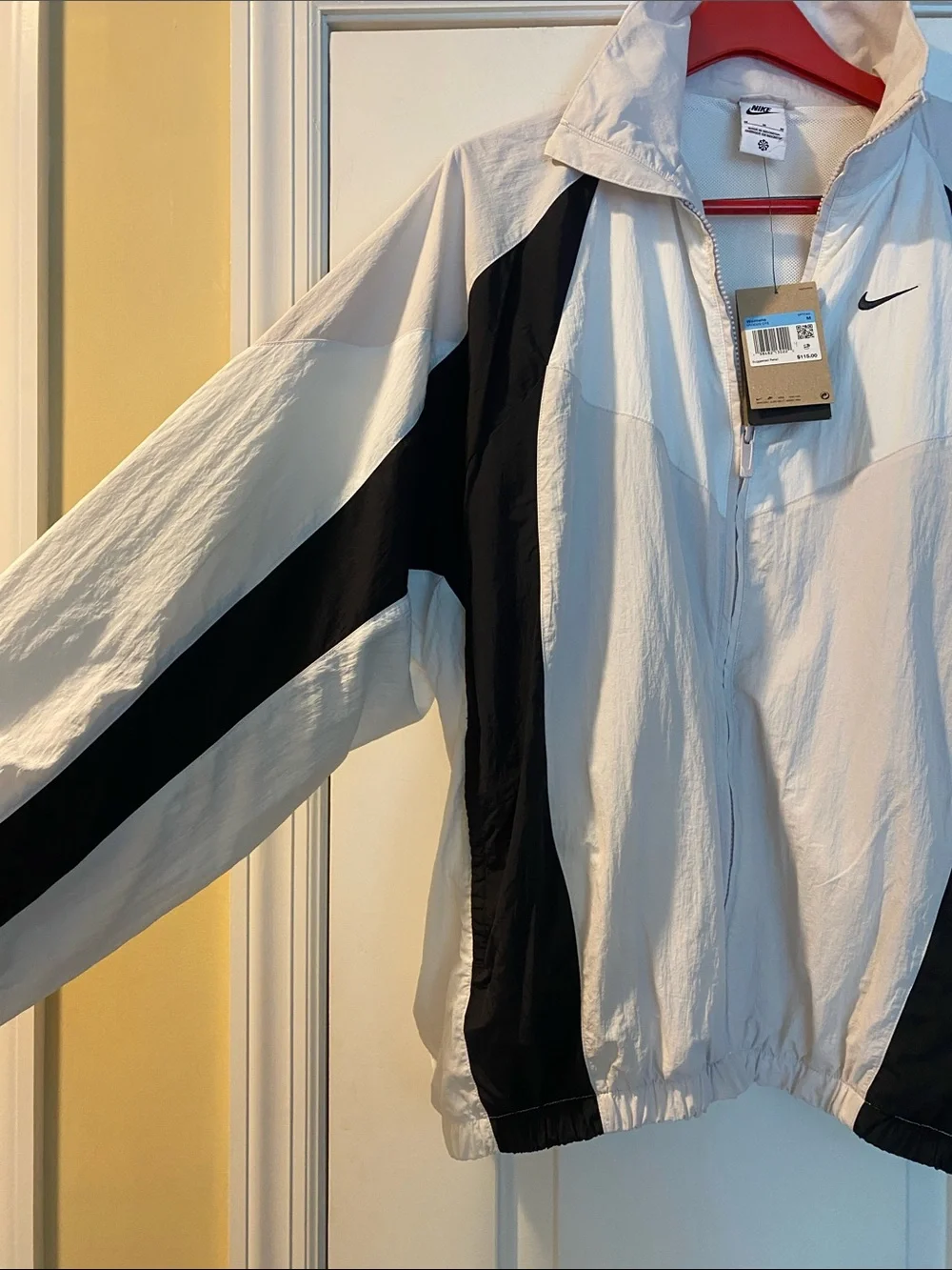 Nike Full Zip Embroidered Logo Oversized Jacket NWT